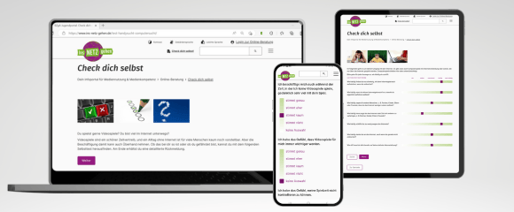 Vorschauansicht Selbsttest Mediennutzung