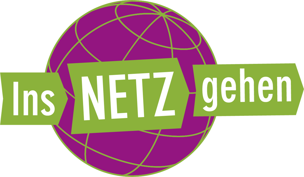 Das Logo von Ins Netz gehen.